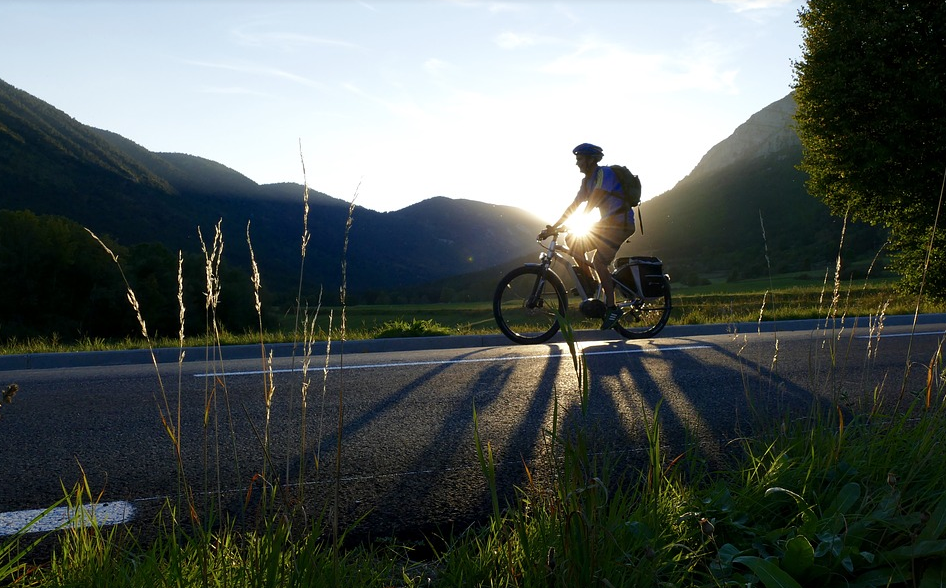 Electric bike helps you pedal faster